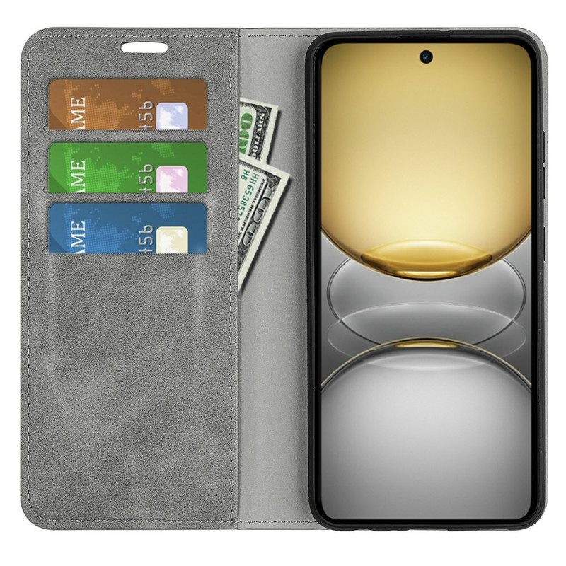 Flip Case Realme C75 Handyhülle Lederoptik