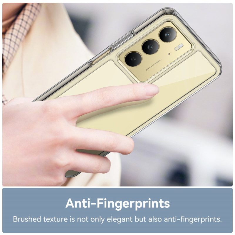 Hülle Realme C75 Handyhülle Transparent Mit Displayschutzfolie Aus Gehärtetem Glas