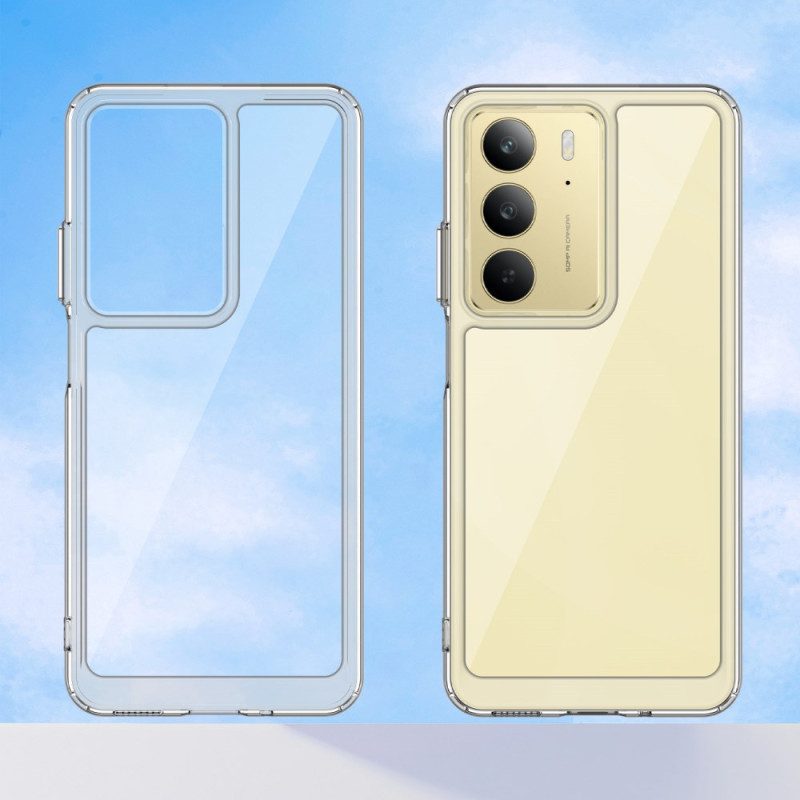 Hülle Realme C75 Handyhülle Transparent Mit Displayschutzfolie Aus Gehärtetem Glas