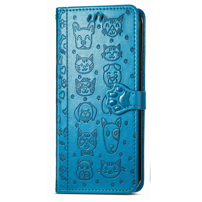 Lederhüllen Für Realme C75 Animierte Tiere