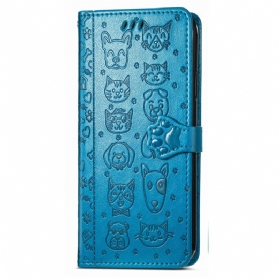 Lederhüllen Für Realme C75 Animierte Tiere