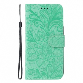 Lederhüllen Realme C75 Blumenmuster