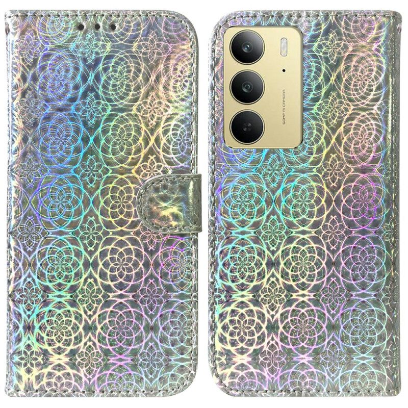 Lederhüllen Realme C75 Disco-stil