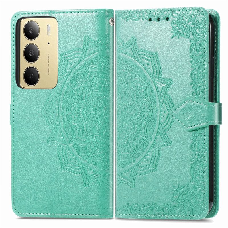 Lederhüllen Realme C75 Handyhülle Barockes Mandala