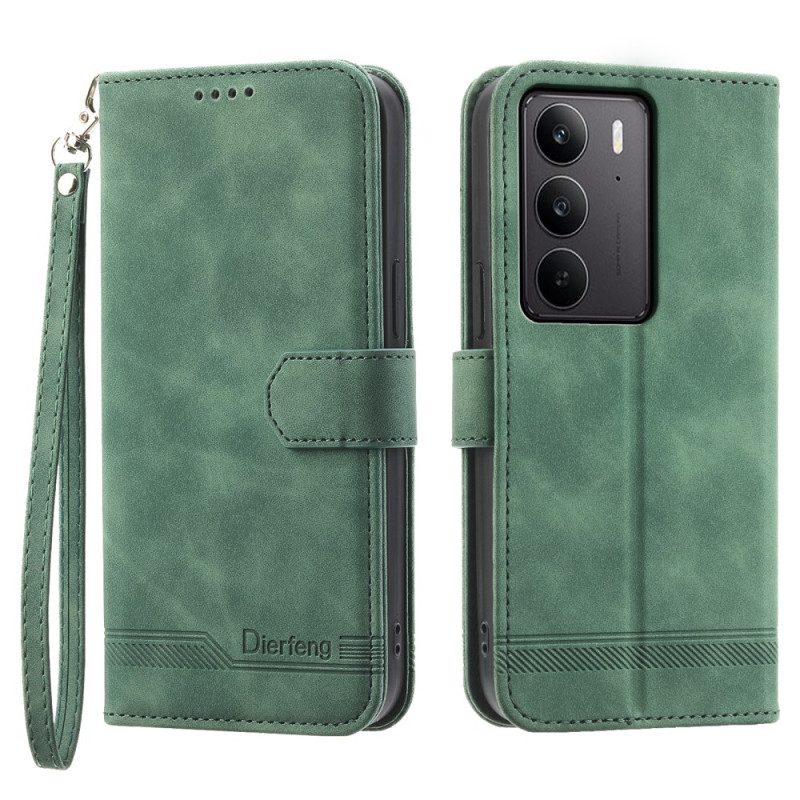 Lederhüllen Realme C75 Handyhülle Dierfeng