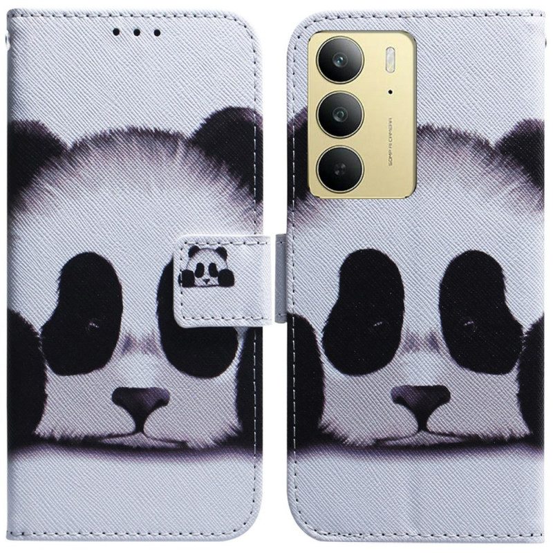 Lederhüllen Realme C75 Handyhülle Panda