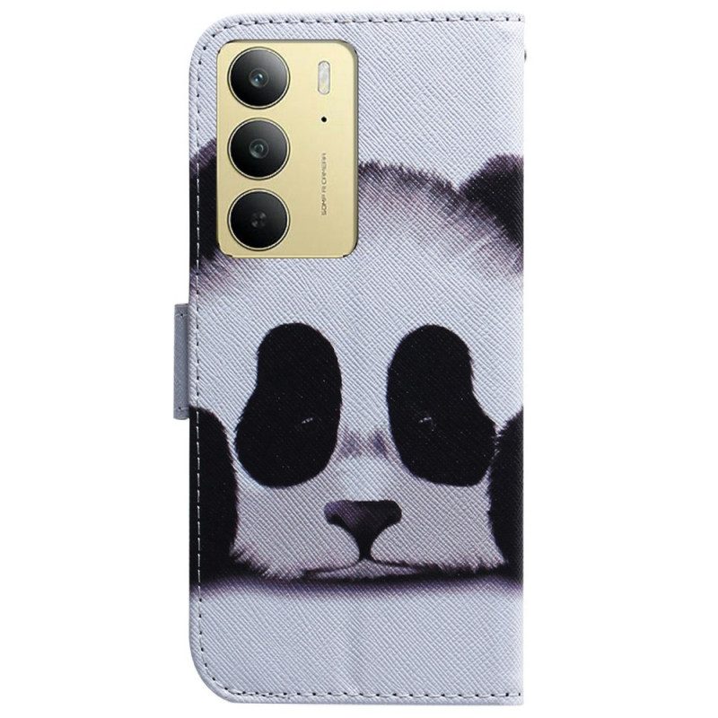 Lederhüllen Realme C75 Handyhülle Panda