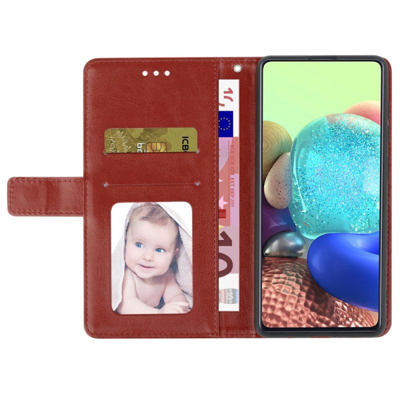 Lederhüllen Realme C75 Y-förmiger Riemen