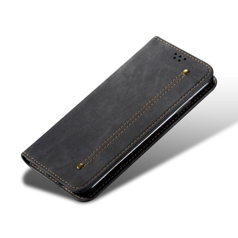 Schutzhülle Für Huawei P60 Pro Flip Case Jeansstoff