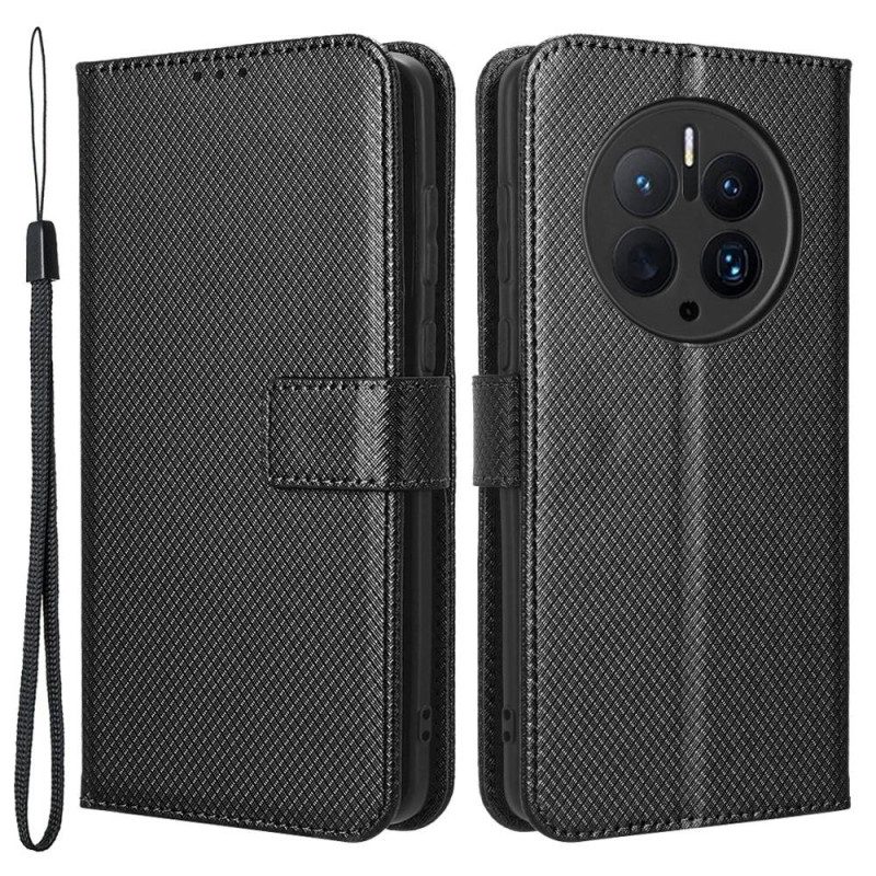 Lederhüllen Für Huawei Mate 50 Pro Mit Kordel Armbandauswahl