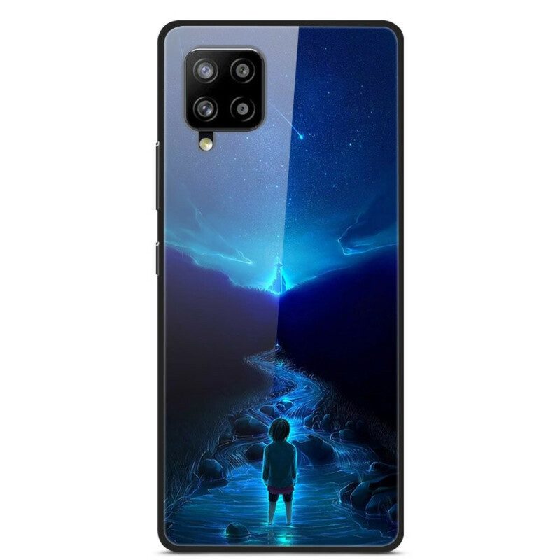 Hülle Für Samsung Galaxy A42 5G Träume Von Planeten Aus Glas Und Silikon