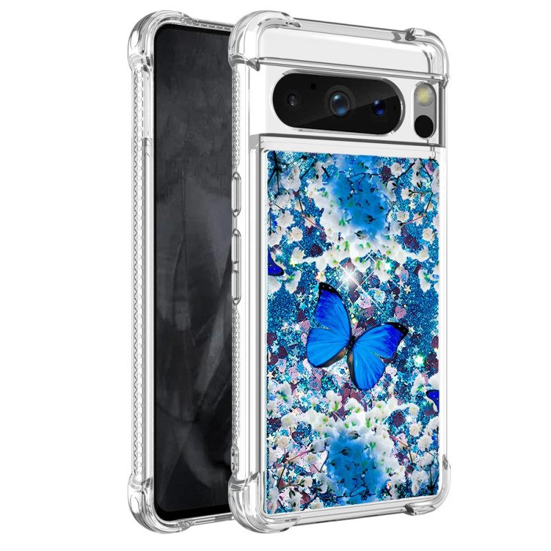 Hülle Google Pixel 8 Pro Schmetterlingsglitter