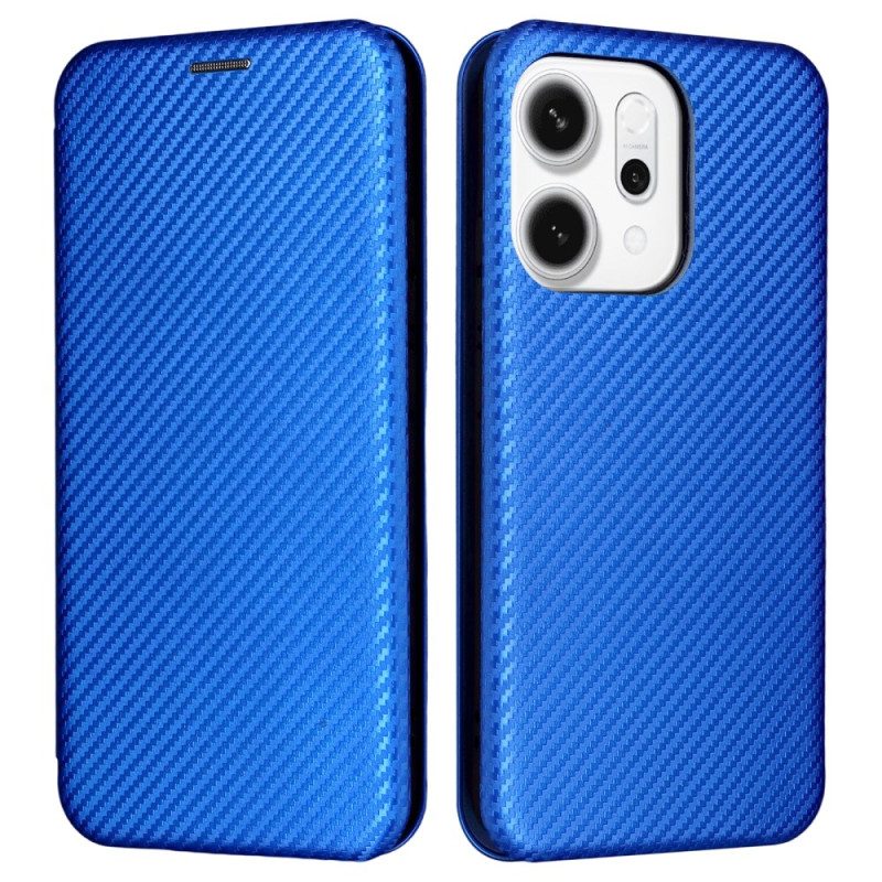 Flip Case Für Oppo Reno 14 5g Carbonfaser