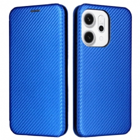 Flip Case Für Oppo Reno 14 5g Carbonfaser
