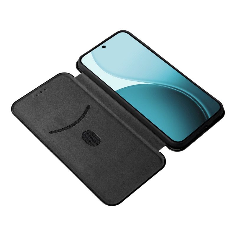 Flip Case Für Oppo Reno 14 5g Carbonfaser