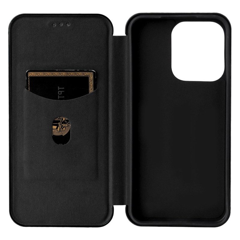 Flip Case Für Oppo Reno 14 5g Carbonfaser