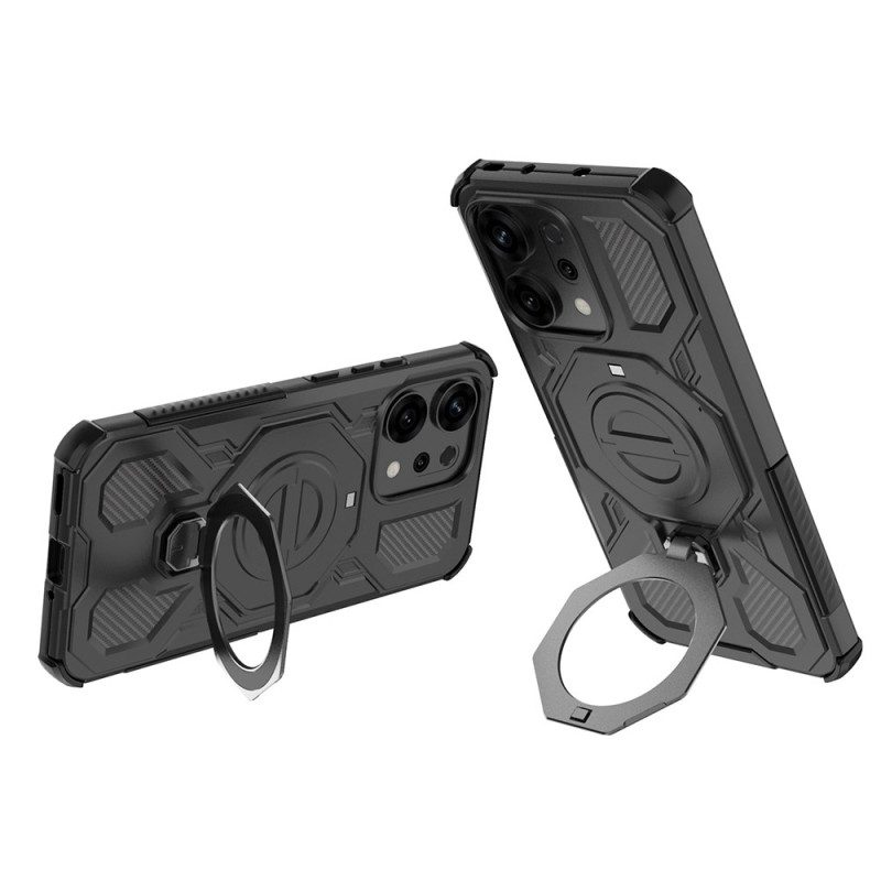 Hülle Oppo Reno 14 5g Handyhülle Extrem Widerstandsfähig Magnetisch Mit Ständer