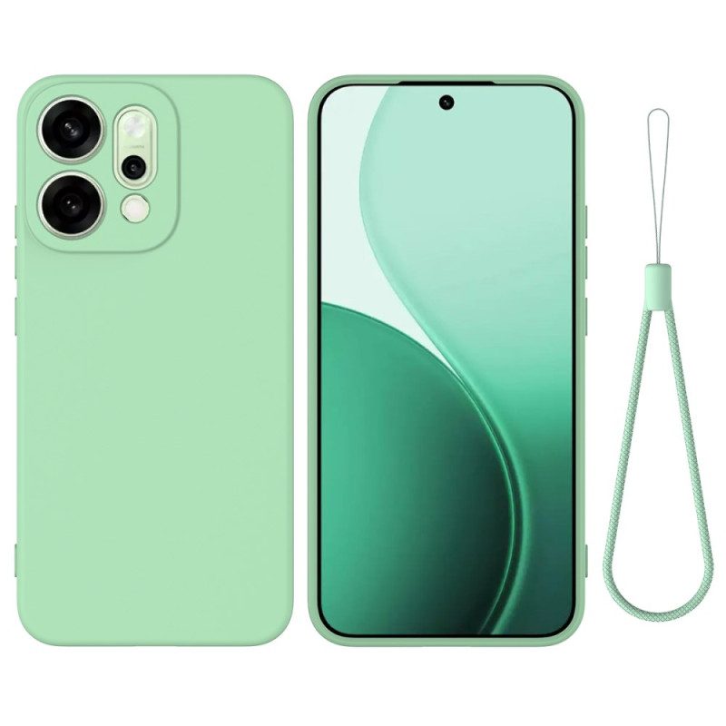 Hülle Oppo Reno 14 5g Handyhülle Silikon Schlüsselband