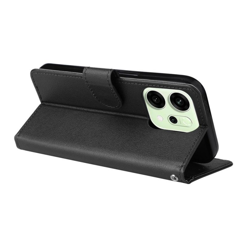 Lederhüllen Für Oppo Reno 14 5g Klassischer Lederstil