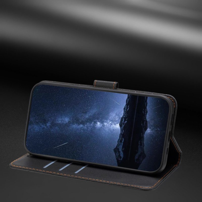 Lederhüllen Für Oppo Reno 14 5g Ziernähte