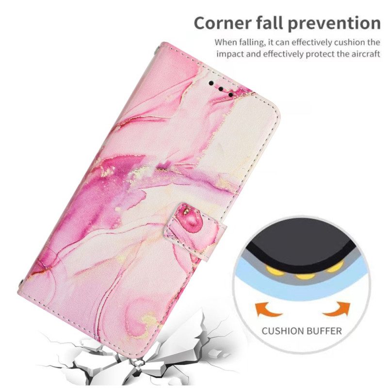 Lederhüllen Für Xiaomi 13 Pro Marmor-schultergurt