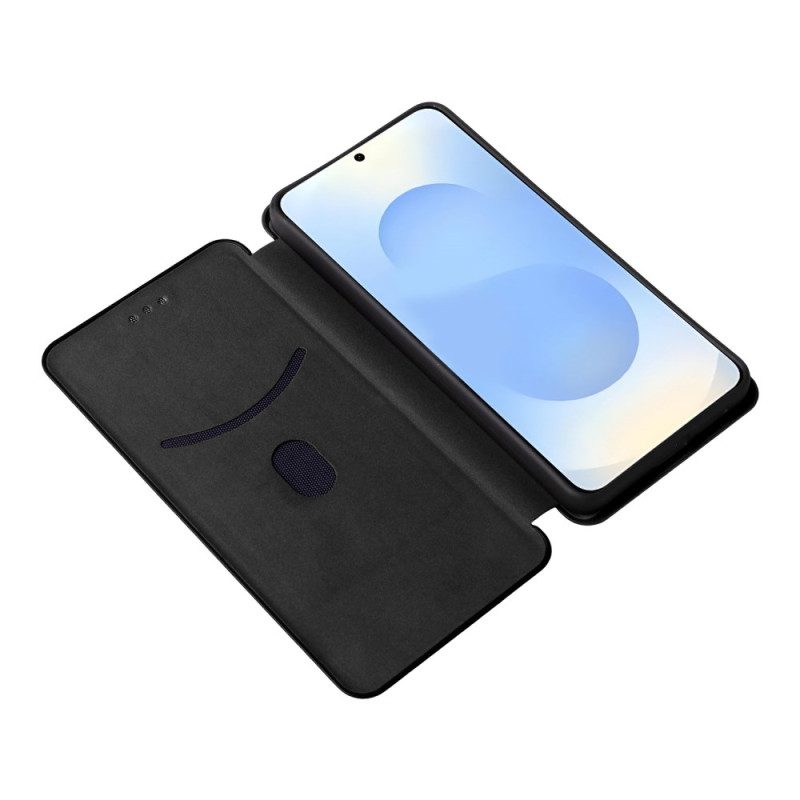 Flip Case Für Samsung Galaxy S26 Carbonfaser-optik