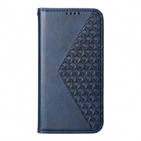 Flip Case Für Samsung Galaxy S26 Geprägte Geometrie