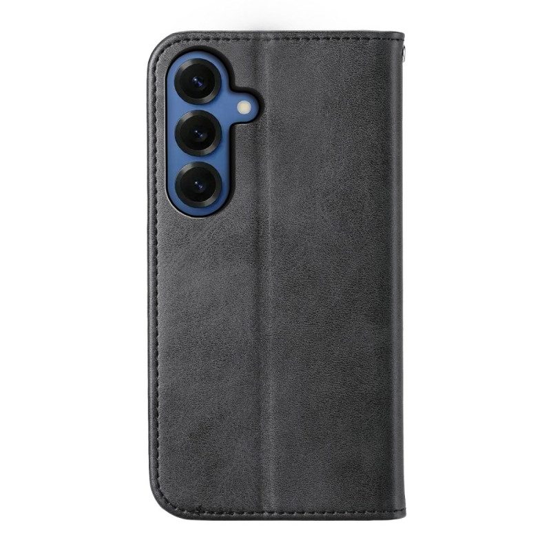 Flip Case Für Samsung Galaxy S26 Geprägte Geometrie