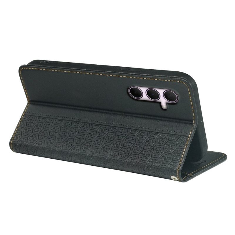 Flip Case Für Samsung Galaxy S26 Vierblättriges Kleeblatt