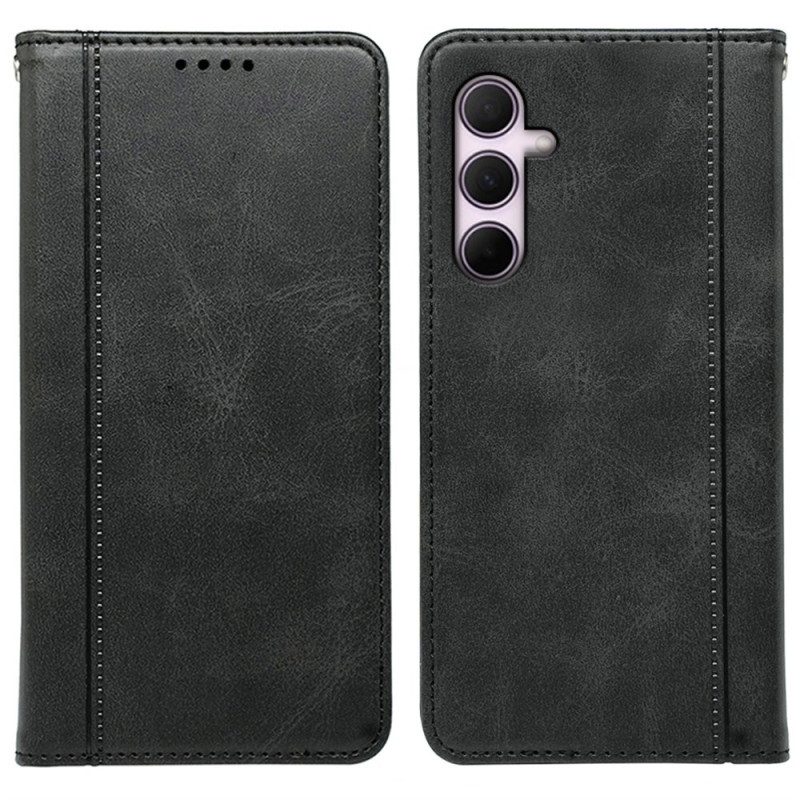 Flip Case Samsung Galaxy S26 Besatz In Lederoptik