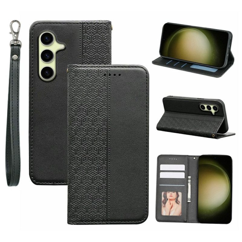 Flip Case Samsung Galaxy S26 Gittermuster