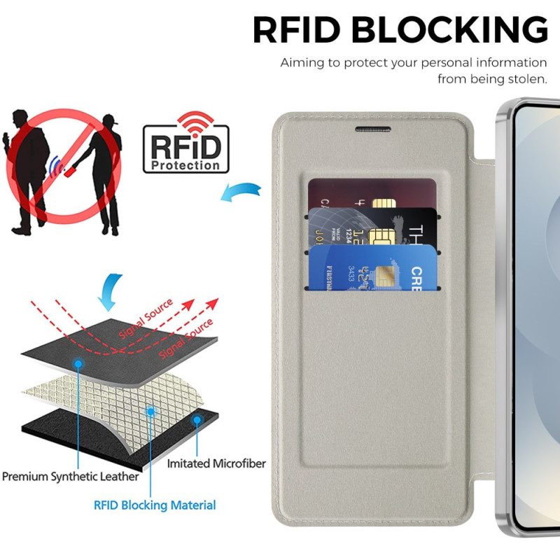 Flip Case Samsung Galaxy S26 Magnetisch Mit Kartenhalter Und Rfid-schutz