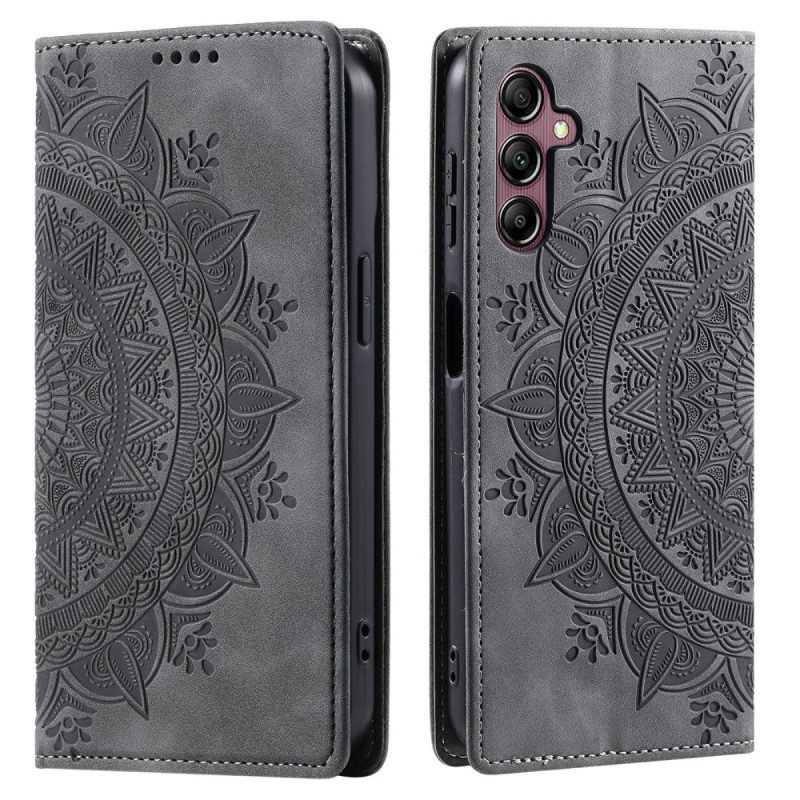 Flip Case Samsung Galaxy S26 Mandala-wildlederoptik