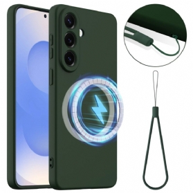 Hülle Für Samsung Galaxy S26 Magnetische Geldbörse Aus Flüssigsilikon