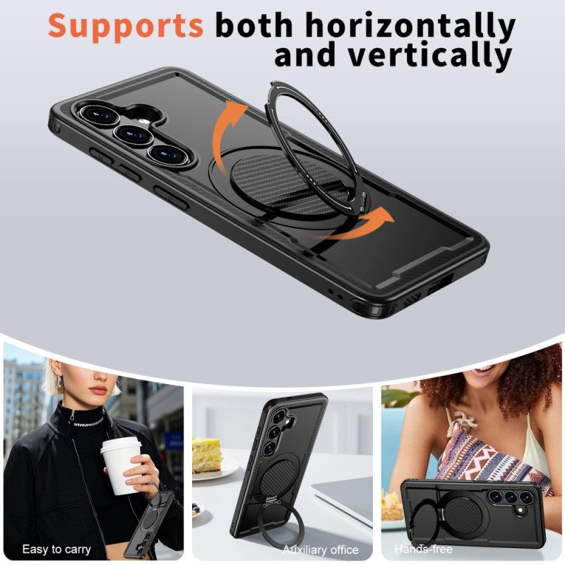 Hülle Für Samsung Galaxy S26 Magnetischer Und Um Drehbarer Ständer