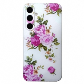 Hülle Für Samsung Galaxy S26 Rosa Blumen