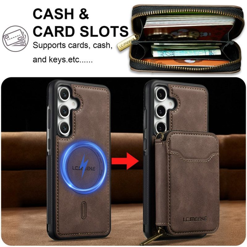 Hülle Samsung Galaxy S26 Abnehmbare Magnetgeldbörse Lc.imeeke