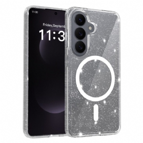 Hülle Samsung Galaxy S26 Glitzernde Magnetische Geldbörse