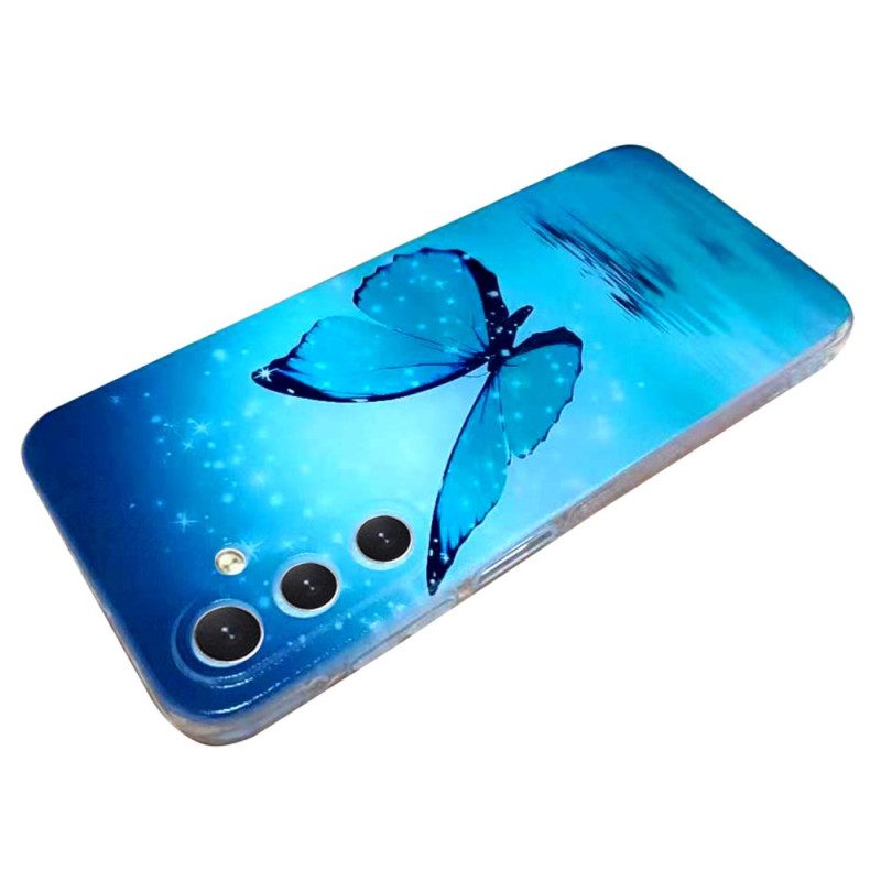 Hülle Samsung Galaxy S26 Handyhülle Blauer Schmetterling