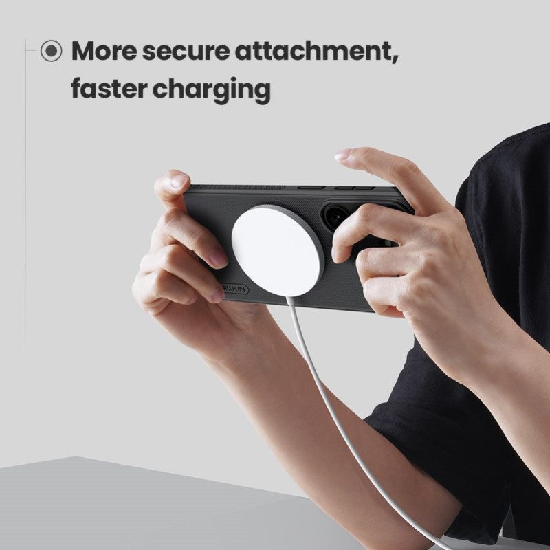 Hülle Samsung Galaxy S26 Handyhülle Nillkin Super Frosted Shield Magnetische Geldbörse