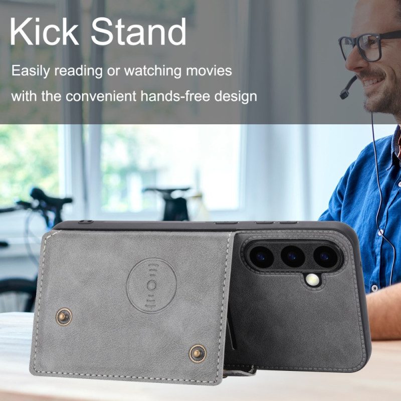 Hülle Samsung Galaxy S26 Kartenetui In Lederoptik