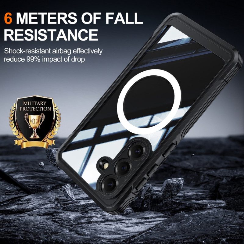 Hülle Samsung Galaxy S26 Magnetisch Mit Schutzfolie Aus Gehärtetem Glas