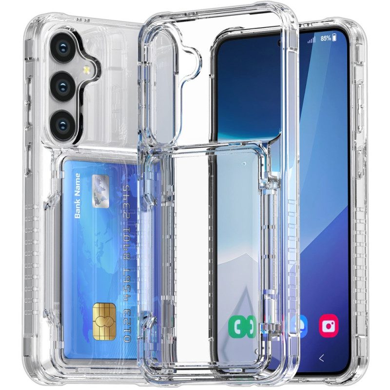 Hülle Samsung Galaxy S26 Transparent Mit Kartenhalter Und Ständer