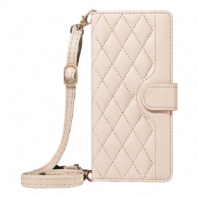 Lederhüllen Für Samsung Galaxy S26 Gesteppt Mit Riemen