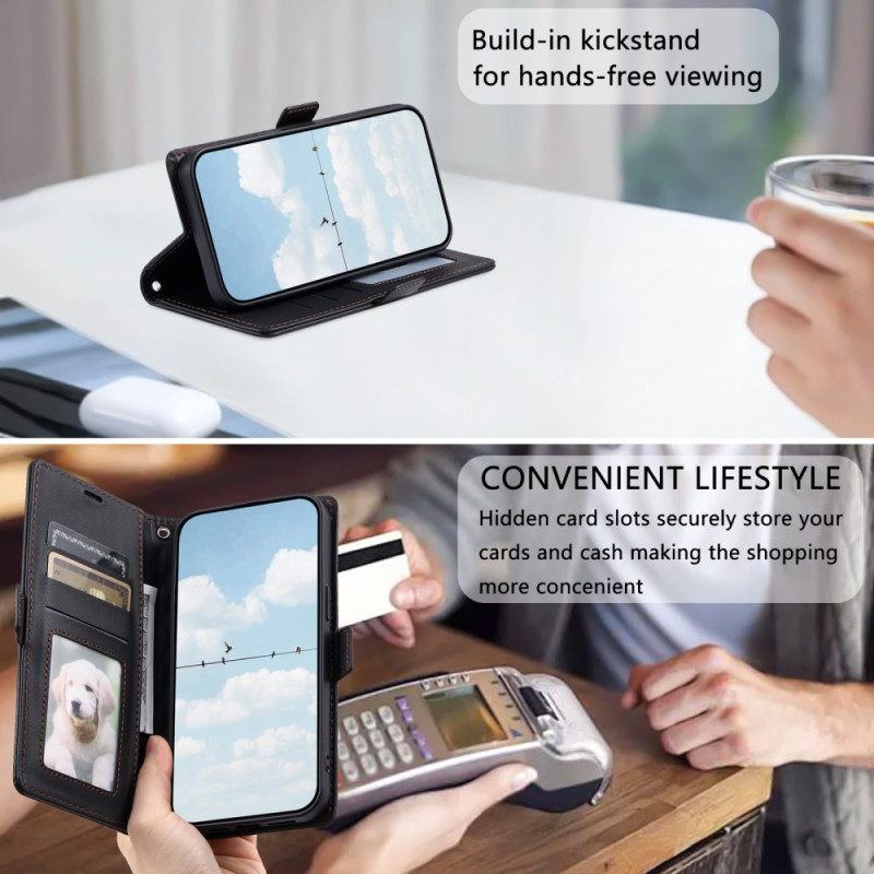 Lederhüllen Für Samsung Galaxy S26 Gesteppt Mit Riemen