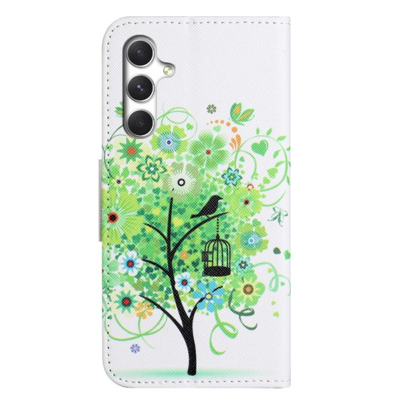 Lederhüllen Für Samsung Galaxy S26 Grüner Baum