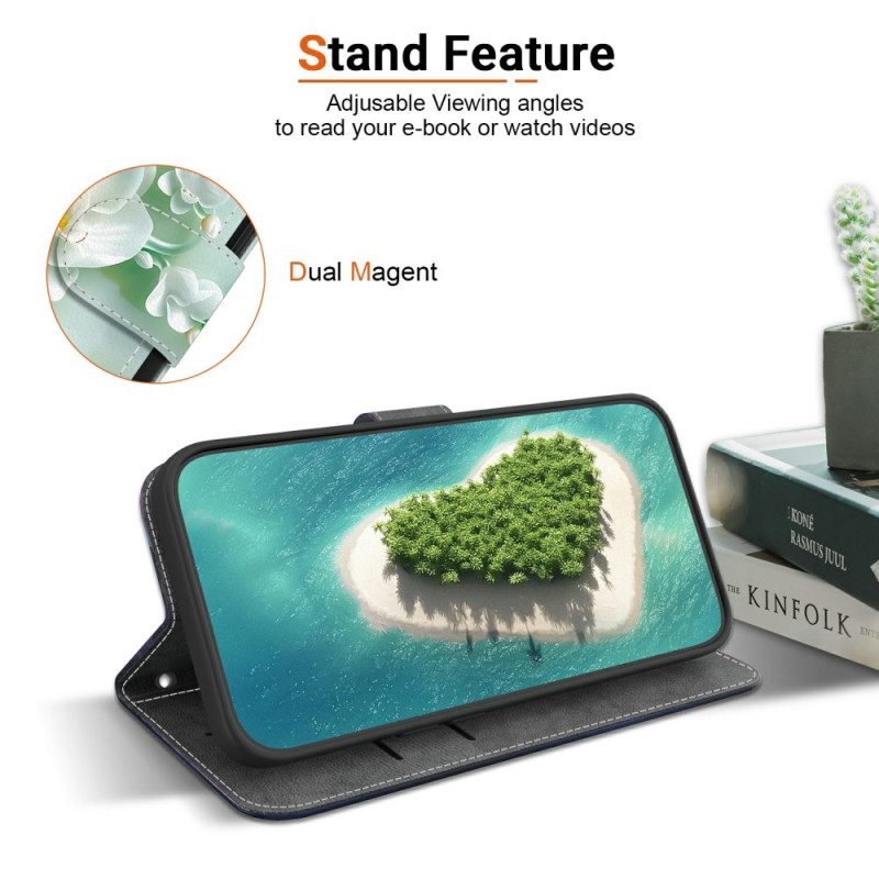 Lederhüllen Für Samsung Galaxy S26 Jade-blumen