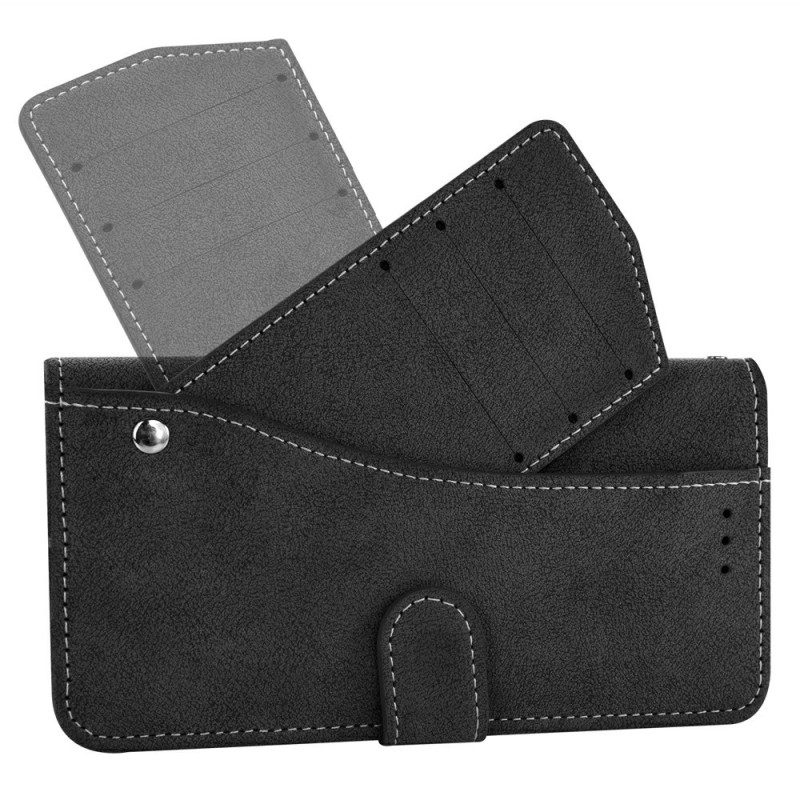 Lederhüllen Für Samsung Galaxy S26 Retro-geldbörse Mit Drehbarem Kartenhalter