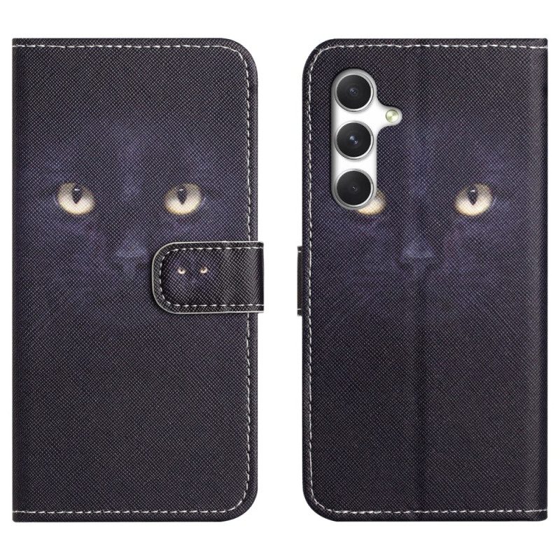 Lederhüllen Für Samsung Galaxy S26 Schwarze Katze