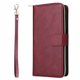 Lederhüllen Samsung Galaxy S26 Geldbörse Mit Reißverschlusstasche